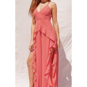 Coral Maxi Dress